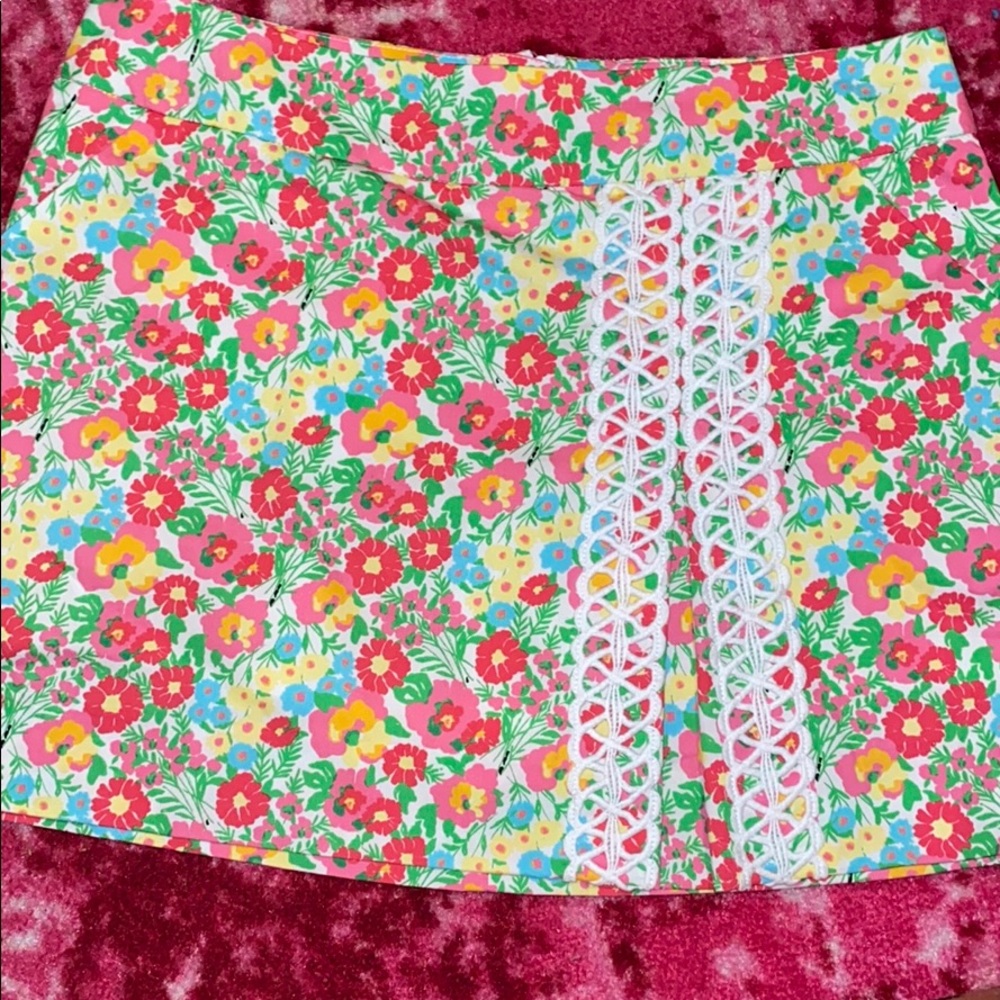 Lilly Pulitzer floral skort